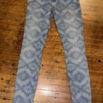7 For All Mankind Aztec southwest blue luxe 26 skinny jeans Photo 0