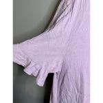 Sundry Lilac Blouse w/ Ruffle Sleeves size 3 / Large Photo 1