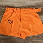 Nine West  orange belted dress shorts Photo 1