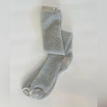 Free People Silver Tinsel Tall Sheer Socks Photo 1