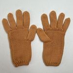 Gap  Women's Size M/L Cableknit Gloves Peach Pastel Winter Cold Cozy Knit Photo 2