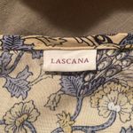 Lascana Floral Peasant Tie Front Blouse Tan Size 12 Photo 5