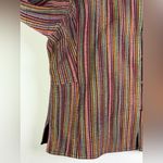 Orvis  Women’s Striped Quilted Cotton Jacket Boho Folk Artsy Layer Piece Sz XL Photo 5