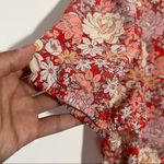 W5  Short Sleeve Floral Babydoll‎ Top Size Medium Photo 3