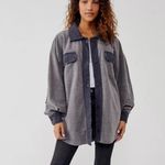 Free People Ruby Jacket in Incense Gray sz small EUC Photo 3