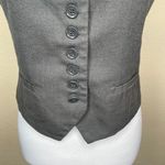 Zenana Outfitters Grey Button-Front Vest Size M Workwear Business Attire Photo 2