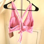 Shade & Shore  NWT Women's Pink Jacquard Bikini Top Size 1X Photo 6