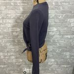 Athleta  Gray Samsara Nirvana Side Tie Crop Sweatshirt Photo 2