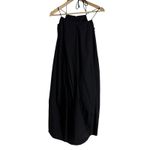 Free People  Struttin Solid Black Sleeveless Square Neck Midi Dress Size XS Photo 9