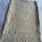 Solitaire Mini Skirt Women’s Size Large Cream Photo 0