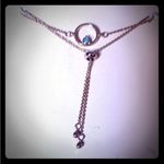 A New Day Gold Tone circle with blue stone bracelet NWT Photo 0