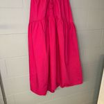 Sofie The Label Hot Pink Cutout Halter Midi Dress Women’s Sz Small Summer Dress Photo 4