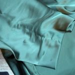 Birdy Grey Birdy Gray Women Small Mia Green Satin Off Shoulder Strapless Floor Length Dress Photo 10