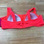 Xhilaration  Juniors' Plus Size Coral Zip-Front Bikini Top - Size 16 - NWT Photo 4