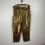 L'Academie L’Academie The Lara Pant Metallic Leopard Print Size Xlarge Photo 3