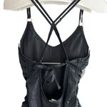 Time And Tru  side ruching one piece swimsuit Photo 2