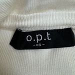 o.p.t. White Off The Shoulder Long Sleeve Maxi Sweater Dress size XS $198 Photo 2