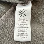 Athleta  Essence Grey High Neck Pullover XS Thumb Holes Pocket Athleisure Hoodie Photo 5