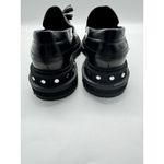 Free People  Teagan Tassel Loafers Black Leather Studded Size 7.5 Photo 6