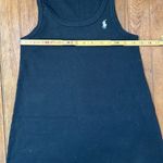 Ralph Lauren Vintage Y2K racer back sleeveless black t shirt mini dress size lge Photo 3