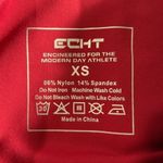 ECHT  Red Force Scrunch Booty Leggings Size XS High Rise EUC #1842 Photo 2