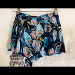 Gypsies & Moondust  Blue Floral Shorts Size Medium Photo 2