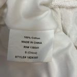 Wild Girls Tie Front Puff Sleeve Mini Dress in White Photo 9