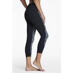 Fabletics  Sydney Capri Heather Grey Tao Print/Black XL NWT #756 Photo 2