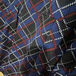 Valerie Stevens  blouse plaid tartan blue black red size L Photo 5