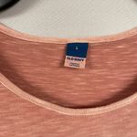 Old Navy Tiered Knit Maxi Dress Pink Paradigm Size L Short Sleeve Casual Photo 2