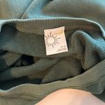 Aerie OFFLINE By Weekend Side Tie Green Sweatshirt Sz M Photo 6
