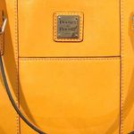 Dooney & Bourke DOONEY BOURKE Orange Saffiano Leather Red Lining Two Top Handle Shoulder Straps Photo 17