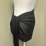 Aimage sarong black sheer beach wrap skirt Size XL Photo 2