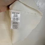 Dear John White Ribbed Sweetheart Neck Short Slv Knit Top Size L Feminine Dainty Photo 4