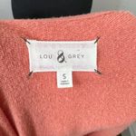 Lou & grey Signaturesoft Orange/Peach V-Neck Curve Hem Short Sleeve T-Shirt Photo 3