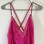 Victoria's Secret  Hot Pink with Lace Accents Size Large Photo 2