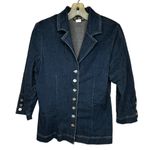 Vintage O.M.G. Denim Jacket Shirt‎ Blue Size M Photo 0