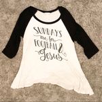 Altar'd State Altar’d State Football and Jesus Shirt Photo 0