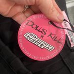 Dolls Kill Powerpuff Girls Fly To The Rescue Black Pleated Mini Skirt XXL Photo 5