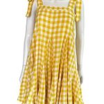 NEW OPT Women's Barbie Doll yellow gingham Size S Photo 0