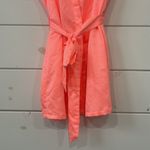Victoria's Secret Victoria’s Secret Lightweight Satin Robe Coral and Lace Small Photo 6