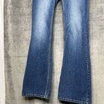Rue 21  Flare Jeans Embroidered Button Flap Back Pockets Juniors‎ Womens Size 7/8 Photo 1