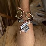 Meteorite Campo Del Cielo Two Toned Art Deco Ring Silver Photo 2