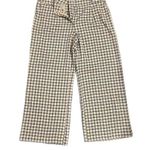 Cato NWT pink & navy blue plaid wide leg trouser dress pants size 16 Photo 0