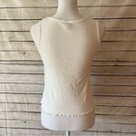 Gaiam  High Neck Ribbed Tank Ruffle Trim Photo 2