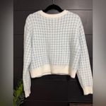 LA Hearts PACSUN  Houndstooth V-Neck Fuzzy Sweater NWT Women’s Sz S Photo 2