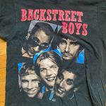 Size M//Vintage 90s Backstreet Boys BSB Single Stitch Tshirt Black Size M Photo 1