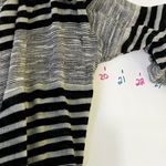 Say What? Lightweight Black Grey Cardigan Women's Size Medium Waterfall Office‎ AOC-B Photo 6