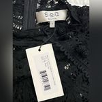 NWT Sea New York Branca Black lace dress Size 2 Photo 5