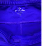 Athleta Royal Blue Cropped Activewear Mesh Curout Leggings Womens Small Photo 3